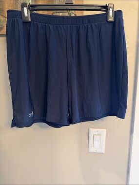Under Armour Navy Blue Women's Athletic Shorts